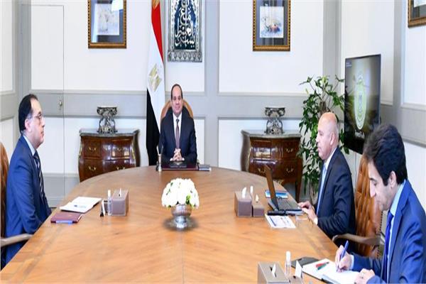 الرئيس عبد الفتاح السيسي خلال اللقاء