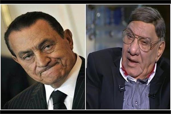 مفيد فوزى و الرئيس الراحل  مبارك