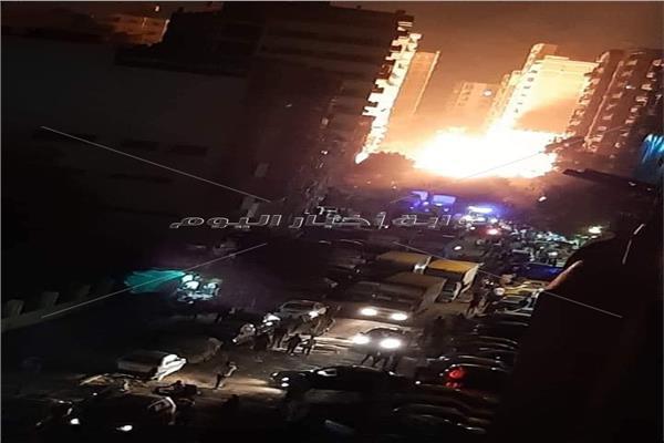صورة من الحريق