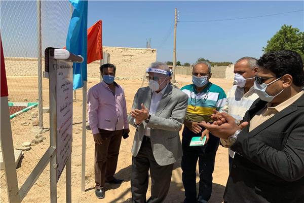 محافظ جنوب سيناء يتفقد مشروعات خدمية