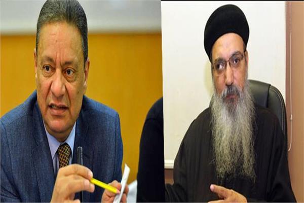 القس بولس حليم والكاتب الصحفي كرم جبر