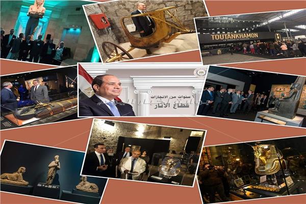 6 أعوام على حكم الرئيس| مسيرة انجازات لملوك الفراعنة في «مهمة خارجية»