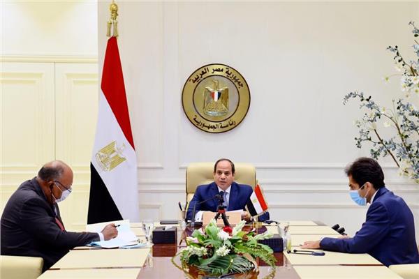 الرئيس عبدالفتاح السيسي خلال مشاركته بمؤتمر دعم لبنان