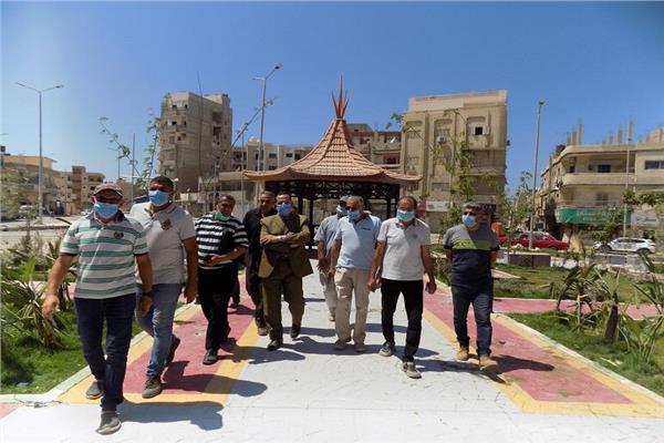 استكمال مشروعات تطوير الاحياء والميادين الرءيسية بالعريش