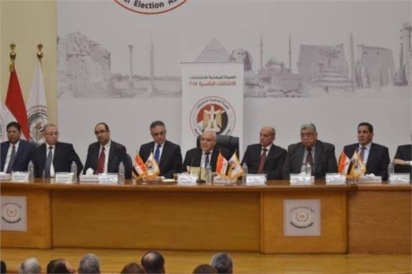 الهيئة الوطنية للانتخابات برئاسة المستشار لاشين إبراهيم