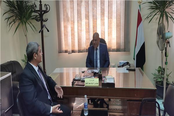 المهندس اشرف الجمل وكيل وزارة الزراعه بمحافظة المنوفيه