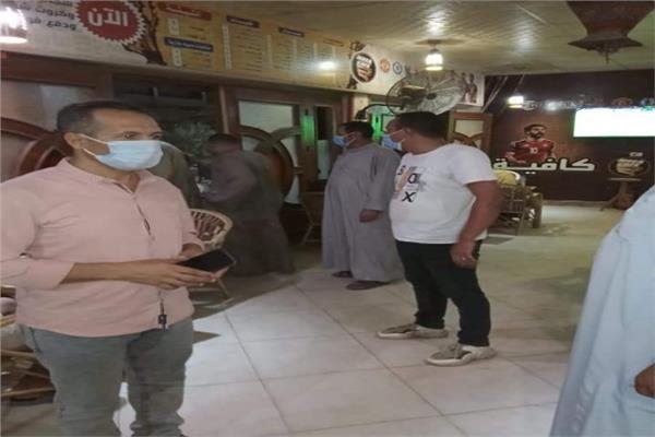 حملة علي المقاهي والكافتيريات بالغربية