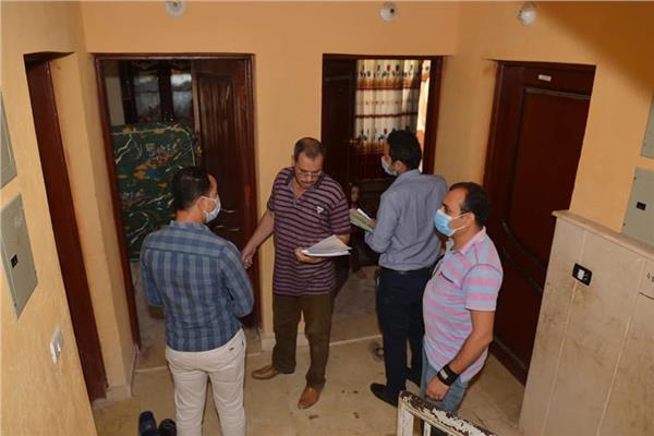 خلال  حملة على وحدات الإسكان الاجتماعي المخالفة بمدينة النوبارية الجديدة