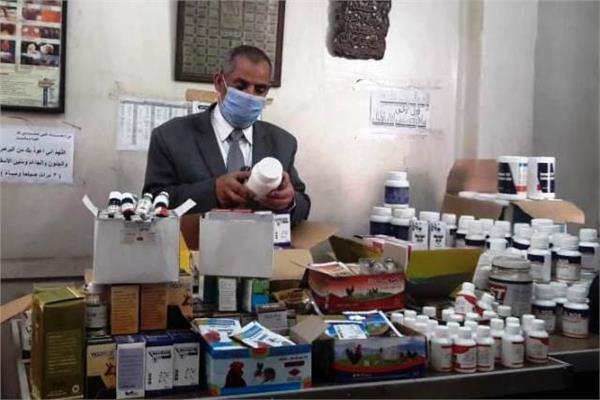 ضبط 1226 عبوة دوائية بيطرية 