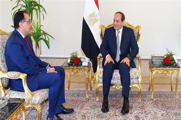 الرئيس السيسي ورئيس الوزراء