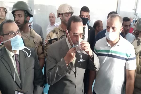  افتتاح  محطتي تحلية ورافعين للمياه في سيناء