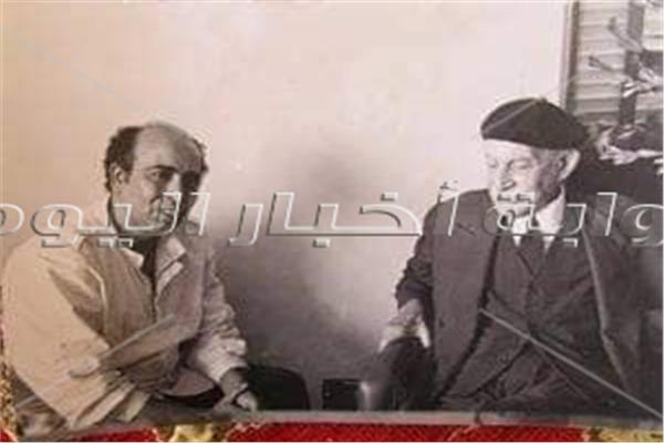 الراحلين توفيق الحكيم وعبد الرحيم منصور