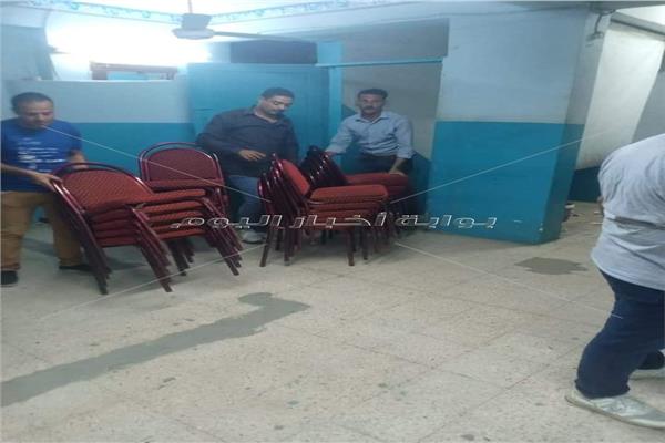 غلق وتشميع سنتر الحرمين للدروس الخصوصية