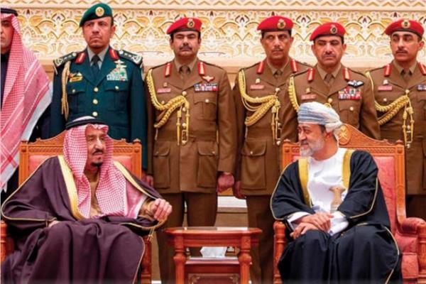 السلطان هيثم بن طارق والملك سلمان بن عبد العزيز
