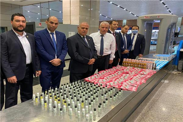 ضبط محاولة تهريب كمية من مستحضرات وأدوات التجميل