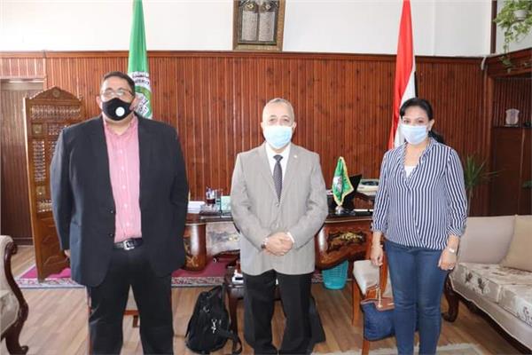 جامعة المنوفية تدرس سُبل توقيع بروتوكول 