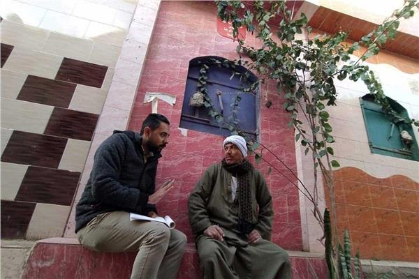 محرر بوابة أخبار اليوم مع الحانوتي عم منصور
