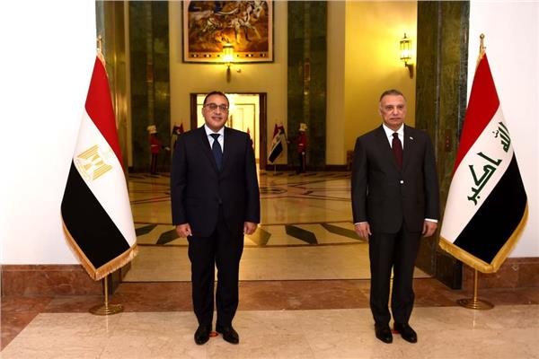 لقاء رئيس الوزراء بنظيره العراقي 