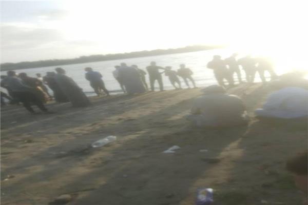 استخراج جثمان الطفلة الثانية من نهر النيل بالصف