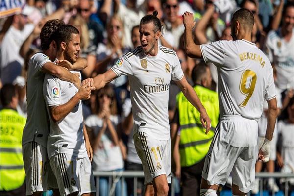 هازارد مع نجوم ريال مدريد