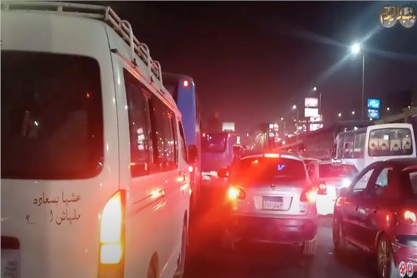 زحام مروري بشارع رمسيس