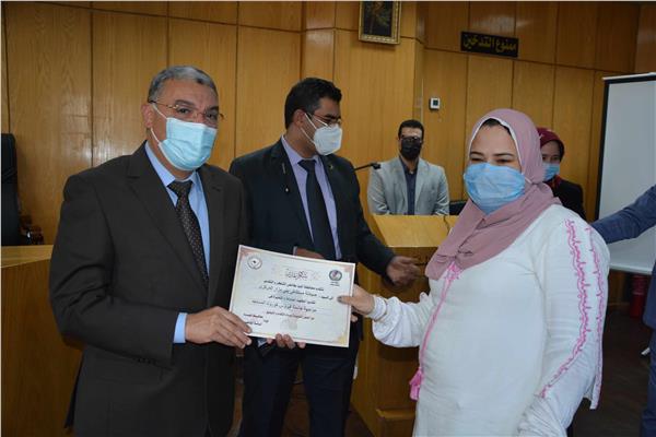 لحظة التكريم