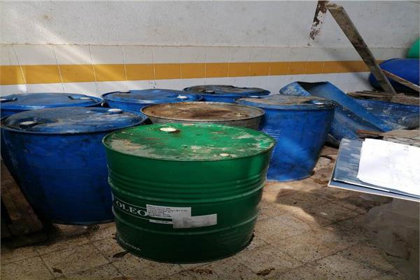  ضبط مصنع لإنتاج الصابون