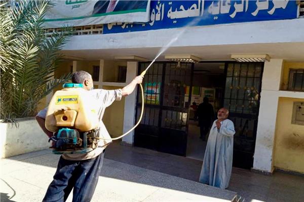 تطهير وتعقيم مدينة منشاة القناطر