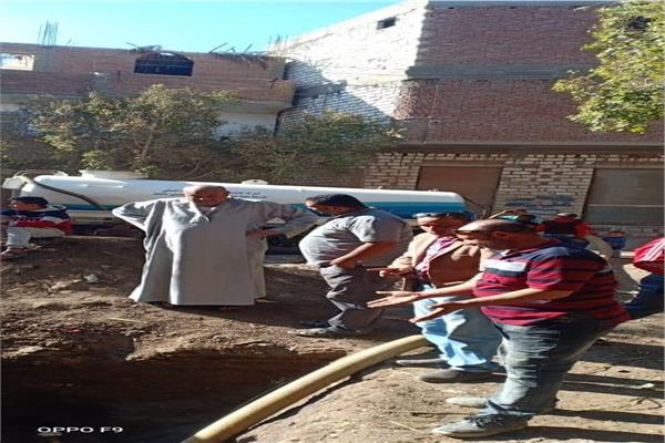 إصلاح كسر بماسورة المياة
