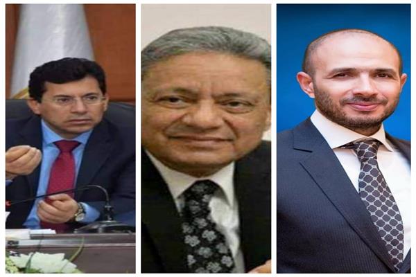 خالد الطوخى وكرم جبر وأشرف صبحي