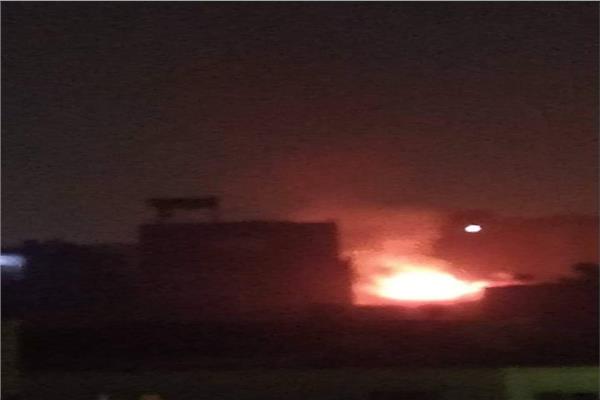 حريق بمنطقة المرج