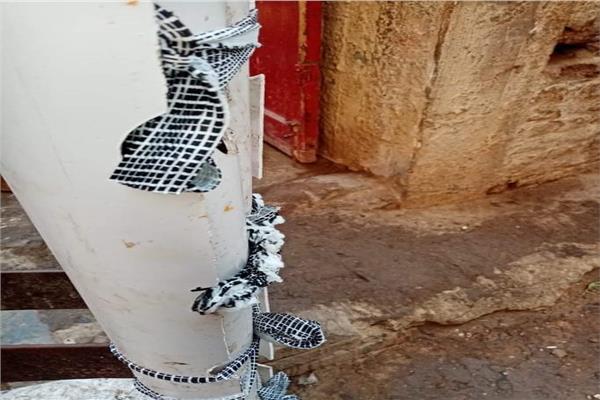 تغطية أعمدة الإنارة المكشوفة
