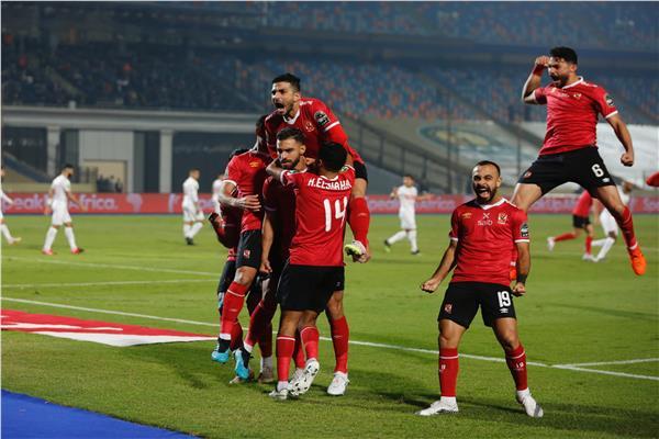 فرحة لاعبي الأهلي
