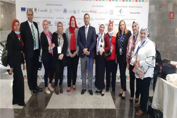 مشاركه متميزه لجامعة القناة بقمة مصر لريادة الأعمال 2020