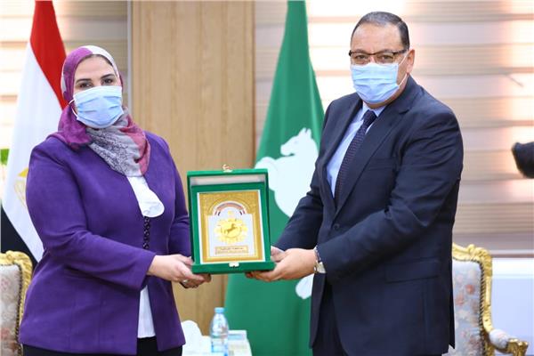  نيفين القباج وزيرة التضامن الاجتماعي