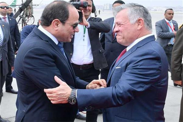 الرئيس السيسي والملك عبد الله الثاني