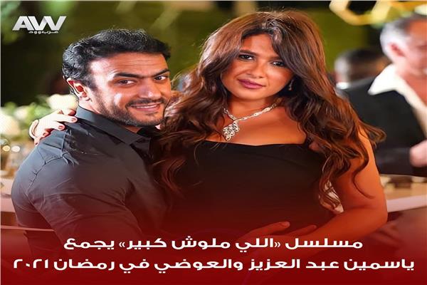 ياسمين عبد العزيز والنجم أحمد العوضي