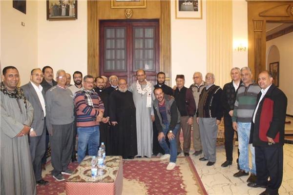 وفد كنائس الأقباط الكاثوليك بطهطا يهنئ  أعضاء مجلس النواب