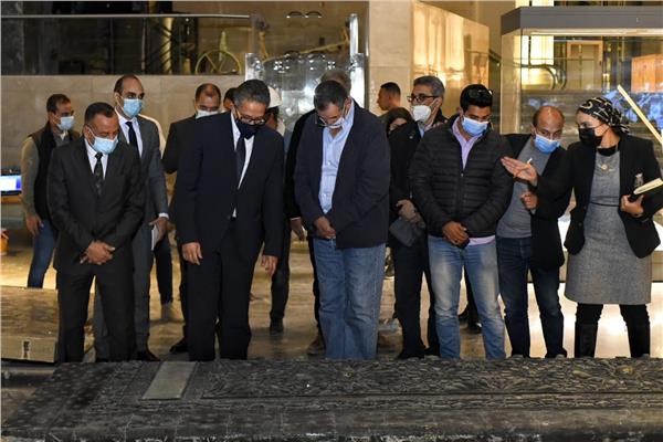 وزير الآثار يتفقد متحف عواصم مصر بالعاصمة الإدارية