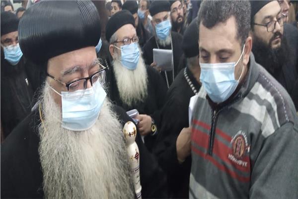 لشيع  جثمان القمص باسيليوس برسوم