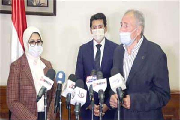  وزارة الصحة تتعاون مع وزارة الرياضة فى وضع خطة الاستعداد لمونديال اليد