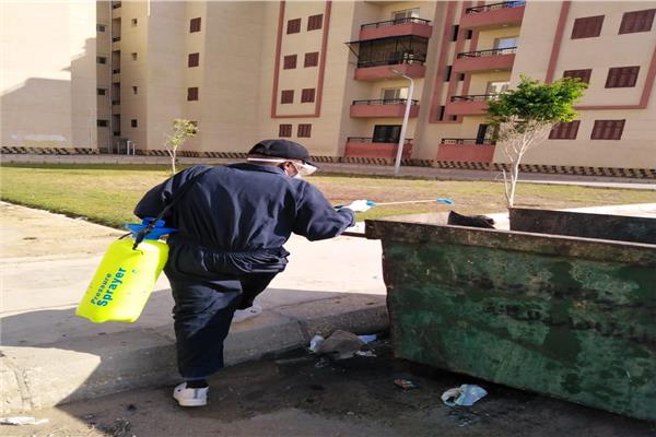 اعمال التطهير والتعقيم في المنشأت الخدمية