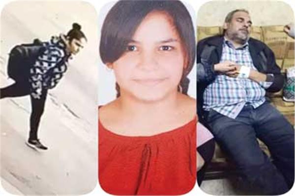  الطفلة المتغيبة ووالدها الذى أصابه الاعياء حزنا عليها
