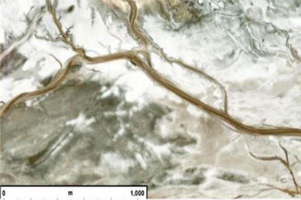خريطة لسطح كوكب المريخ