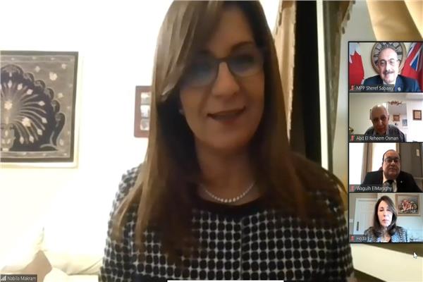 السفيرة نبيلة مكرم عبد الشهيد وزيرة الدولة