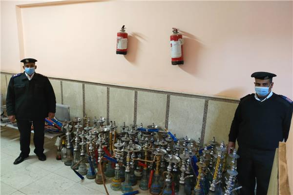 ضبط 37 شيشة 