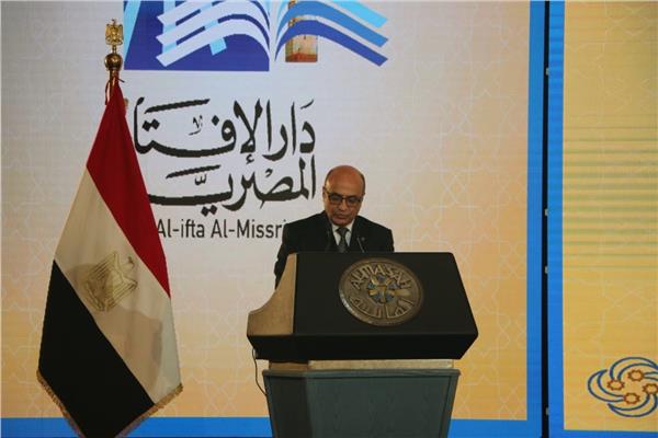 وزير العدل خلال كلمته في مؤتمر إنجازات دار الإفتاء
