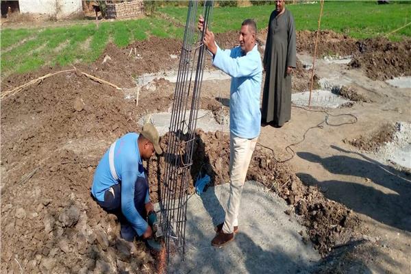 حملة لإزالة التعديات على أراضي الدولة بأرمنت