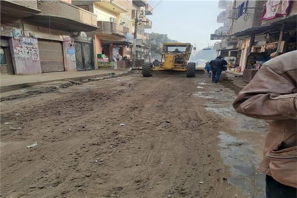 رفع القمامة والتراكمات بالمنوفية