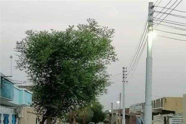 عودة النور بشوارع العلاقى بأسوان